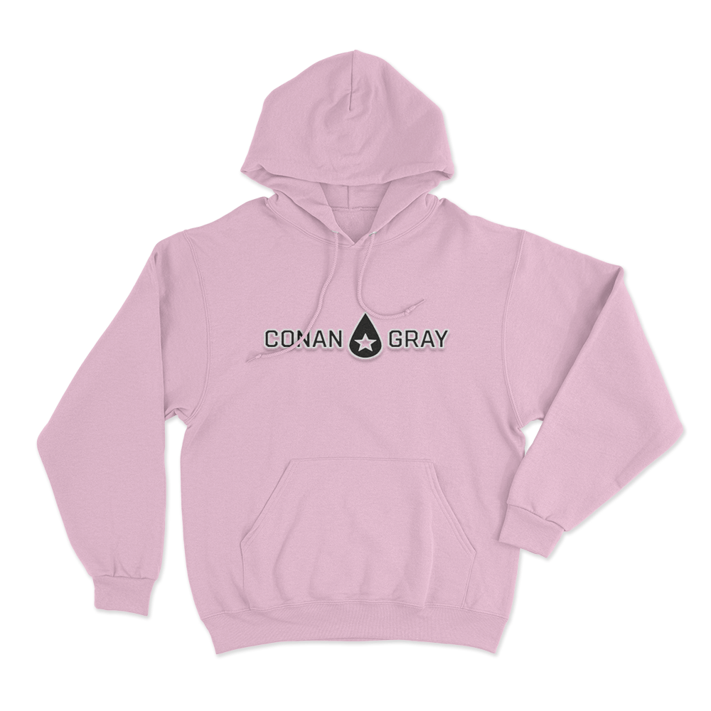 Conan Gray Logo Hoodie Pink Conan Gray Logo Hoodie Pink