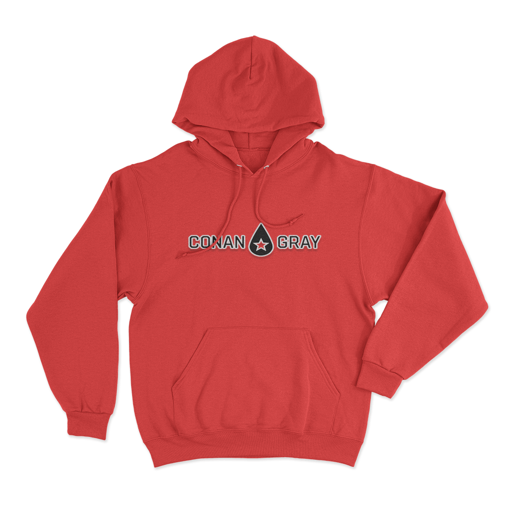 Conan Gray Logo Hoodie Red Conan Gray Logo Hoodie Red