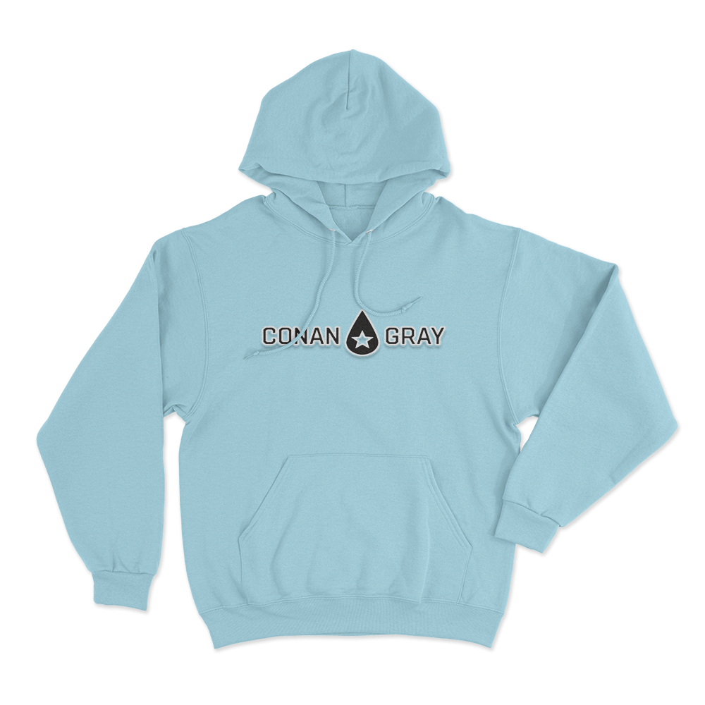 Conan Gray Logo Hoodie Sky Blue Conan Gray Logo Hoodie Sky Blue