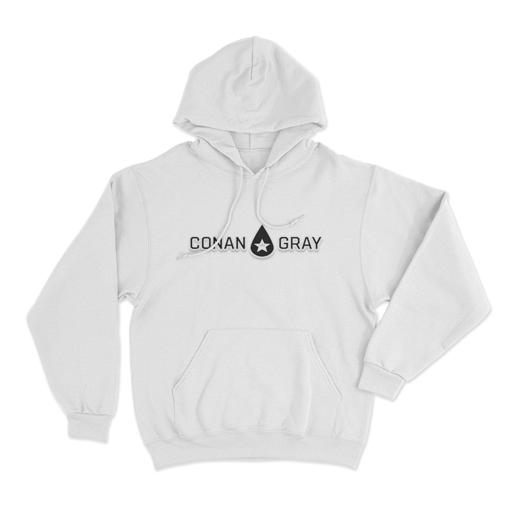 Conan Gray Logo Hoodie White Conan Gray Logo Hoodie White