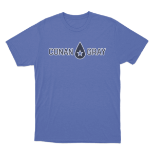Conan Gray Logo T Shirt Blue