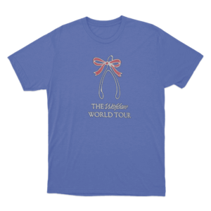 Wishbone Bow T Shirt Blue