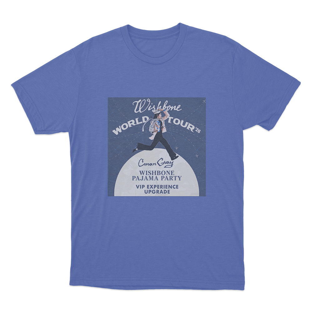 World Tour '26 T Shirt Blue World Tour 26 T Shirt Blue