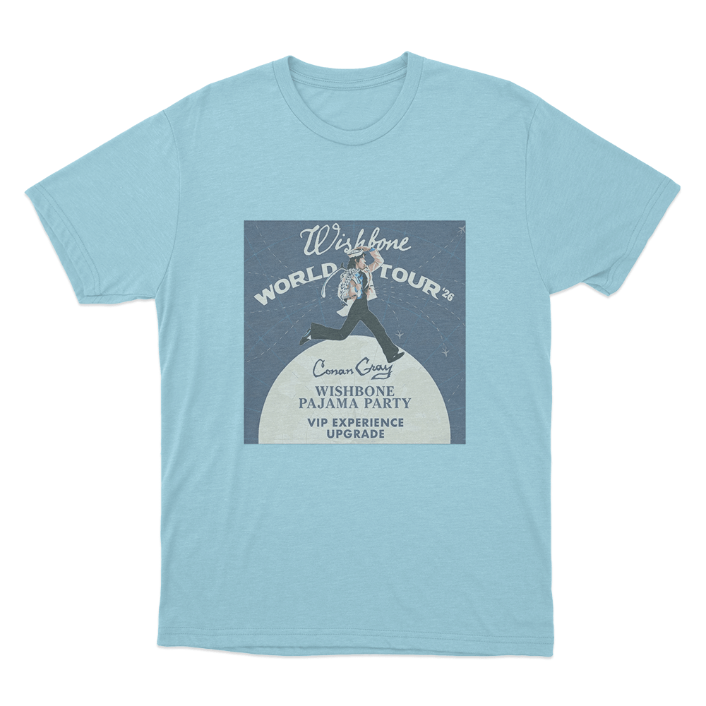 World Tour '26 T Shirt Sky Blue World Tour 26 T Shirt Sky Blue