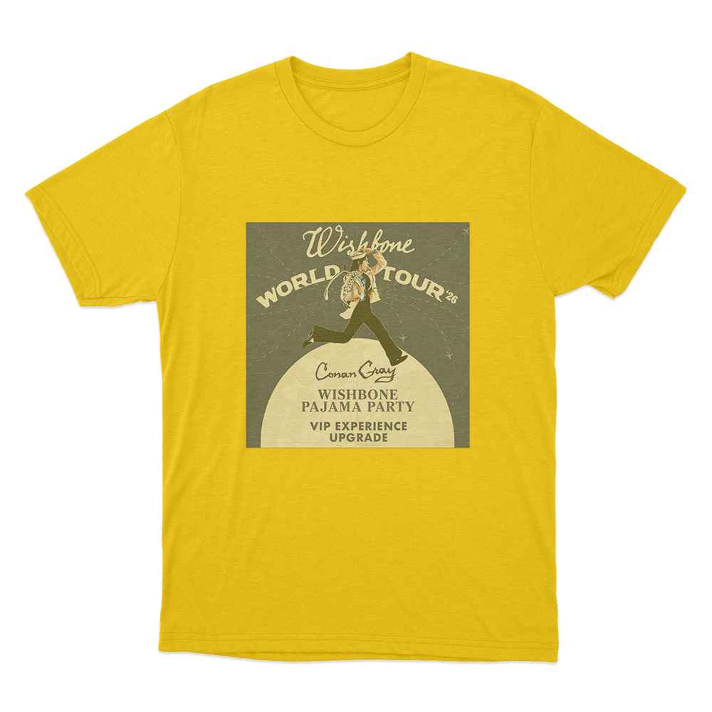 World Tour '26 T Shirt Yellow World Tour 26 T Shirt Yellow